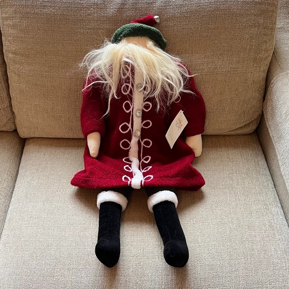 VTG Woof & Poof 2001 Large Santa w W&P Button & tag - Picture 1 of 6